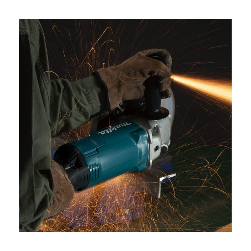 Máy mài góc Makita GA9060, đường kính lưỡi 230mm, công suất 2,200W, công tắc bóp