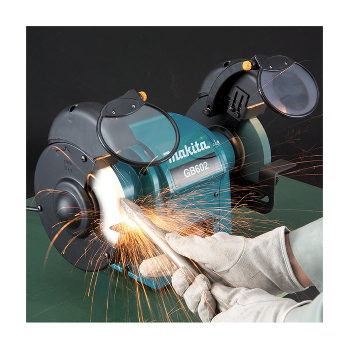 Máy mài 2 đá Makita GB602, đường kính đá mài 150mm, công suất 250W