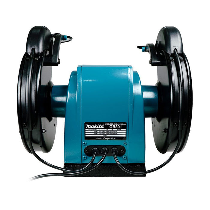 Máy mài 2 đá Makita GB801, đường kính đá mài 205mm, công suất 550W