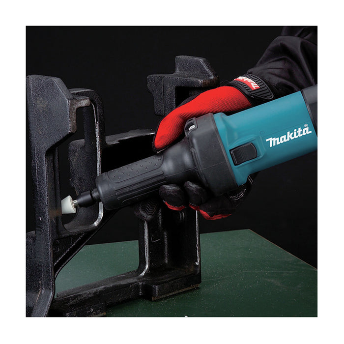 Máy mài khuôn Makita GD0601, công suất 400W chấu bóp 6mm, loại nòng dài, công tắc trượt