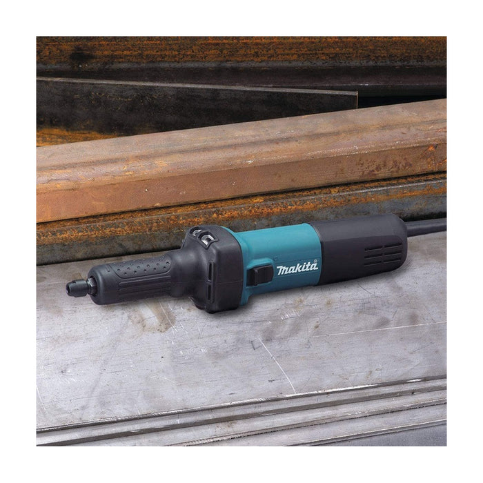 Máy mài khuôn Makita GD0601, công suất 400W chấu bóp 6mm, loại nòng dài, công tắc trượt