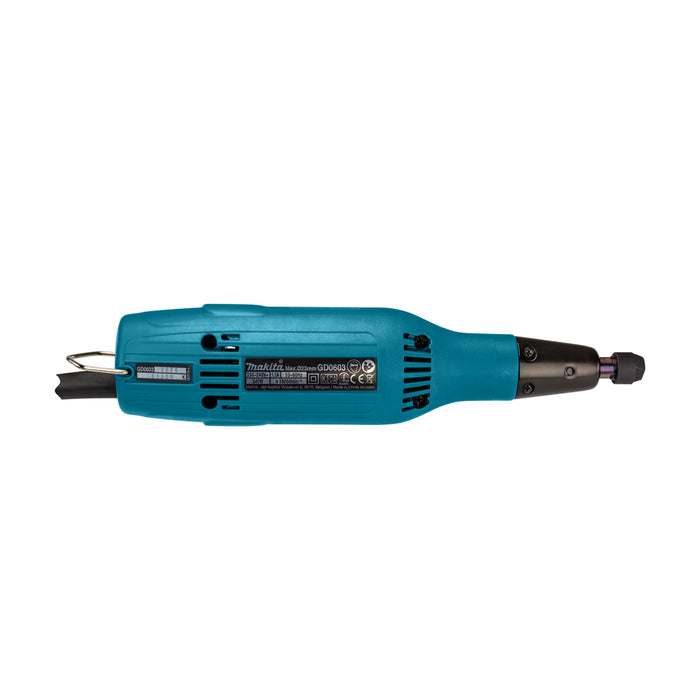 Máy mài khuôn Makita GD0603, công suất 240W chấu bóp 6mm, nòng dài, công tắc đuôi