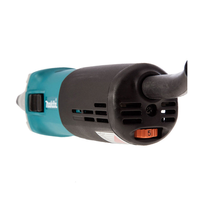 Máy mài khuôn Makita GD0801C, công suất 750W chấu bóp 8mm, loại nòng dài, công tắc bóp