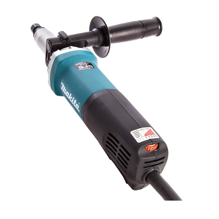 Máy mài khuôn Makita GD0801C, công suất 750W chấu bóp 8mm, loại nòng dài, công tắc bóp