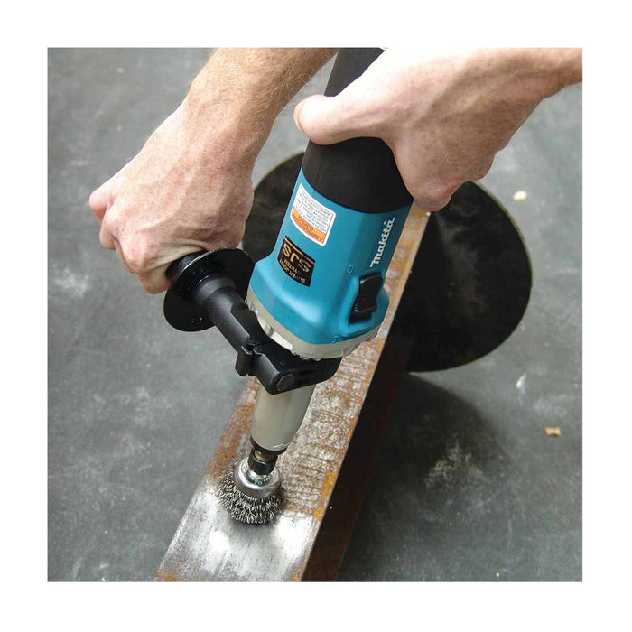 Máy mài khuôn Makita GD0810C công suất 750W, chấu bóp 8mm loại nóng dài, công tắc trượt