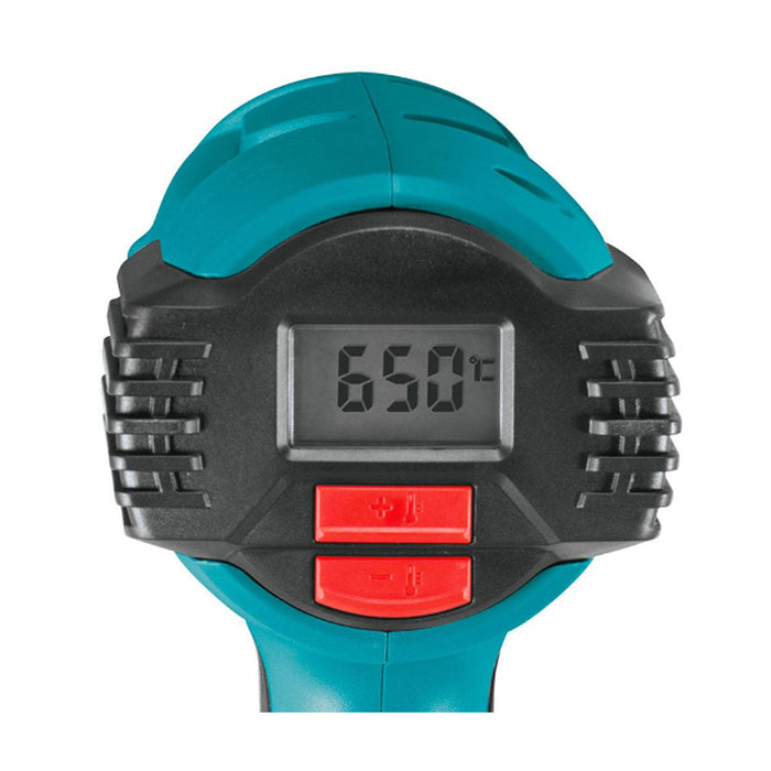 Máy khò nhiệt Makita HG6530V công suất 2,000W, màn hình LCD nhiệt độ từ 50 độ đến 650 độ C