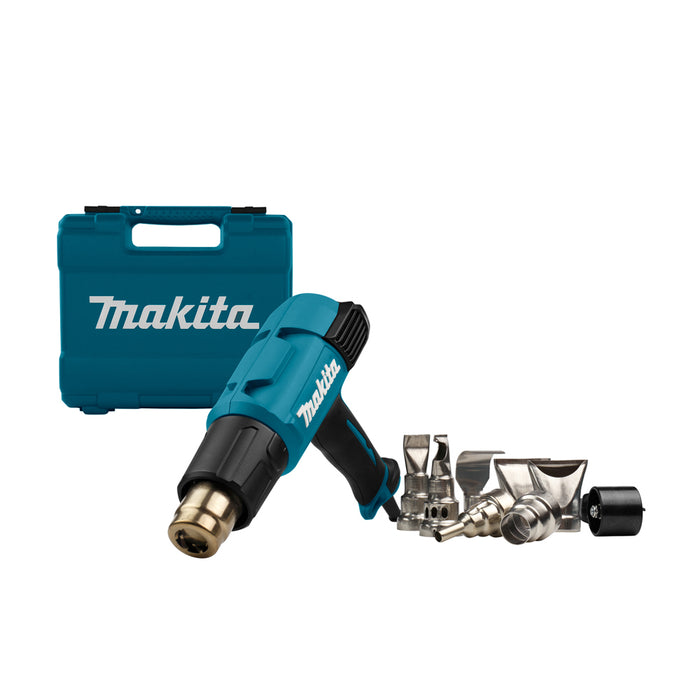 Máy khò nhiệt Makita HG6531C công suất 2000W, màn hình LCD, nhiệt độ từ 50°C đến 650°C