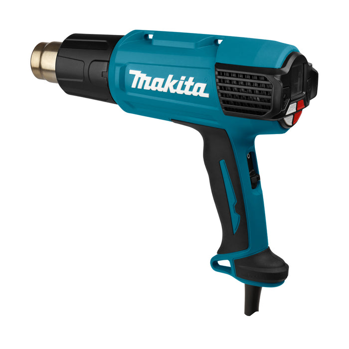 Máy thổi hơi nóng dùng điện Makita HG6531C công suất 2000W, có màn hình điện tử, nhiệt độ từ 50°C đến 650°C