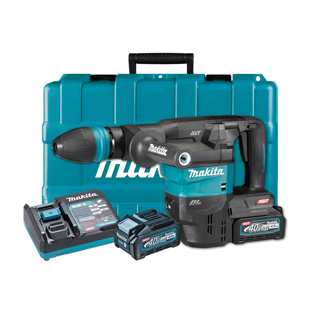 Máy đục bê tông dùng Pin 40Vmax XGT Makita HM001G, đuôi gài SDS-Max