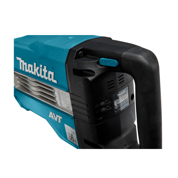 Máy đục bê tông hặng nặng Makita HM1511, công suất 1850W, đuôi lục giác 30mm, công nghệ chống rung AVT