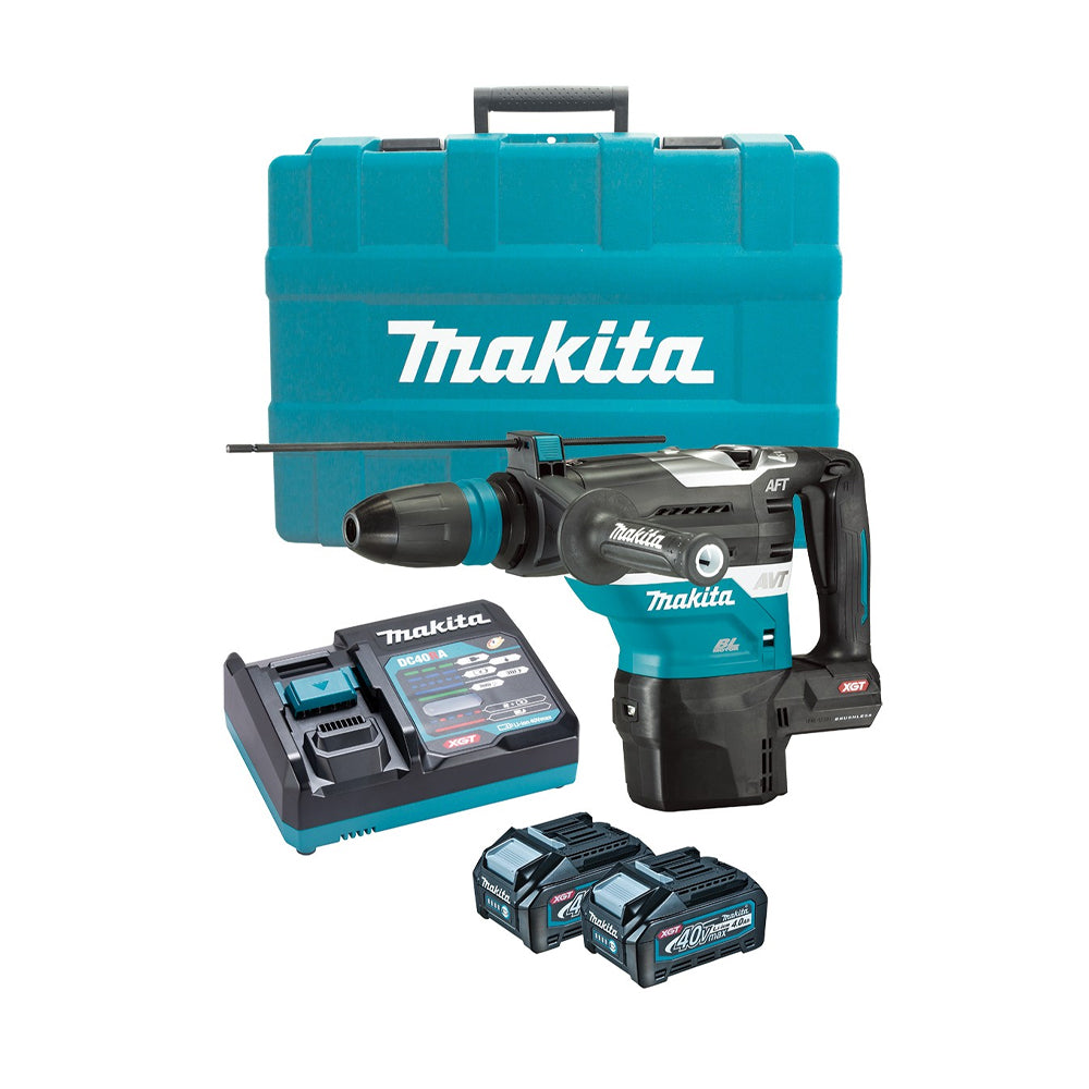 Máy khoan bê tông dùng Pin 40Vmax XGT Makita HR005G, cỡ mũi 40mm đuôi gài SDS-Max