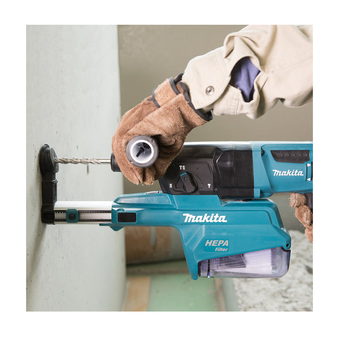 Máy khoan bê tông 3 chức năng Makita HR2650 công suất 800W, khả năng 26mm, đi kèm hệ thống hút bụi