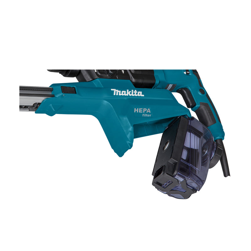 Máy khoan bê tông 3 chức năng Makita HR2652 công suất 800W, đuôi gài SDS-Plus, đi kèm hệ thống hút bụi