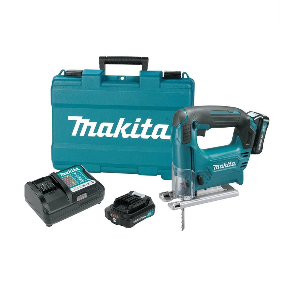 Máy cưa lọng dùng Pin 12Vmax CXT Makita JV101D độ xọc 18mm, công tắc bóp với nút khóa