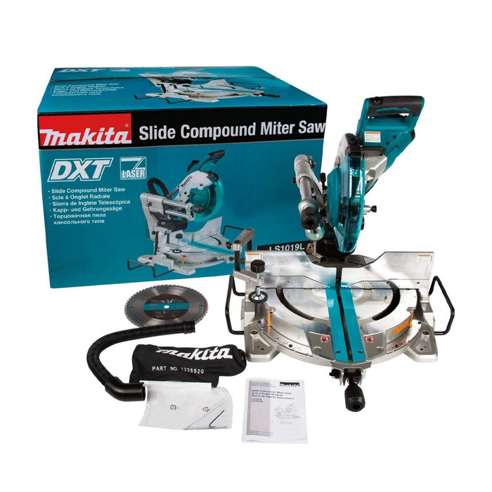 Máy cưa đa góc trượt Makita LS1019L công suất 1,510W đường kính lưỡi 260mm, công nghệ DXT