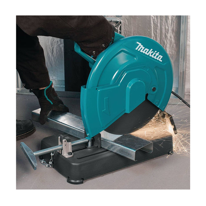 Máy cắt kim loại Makita LW1401 công suất 2,200W đường kính lưỡi 355mm