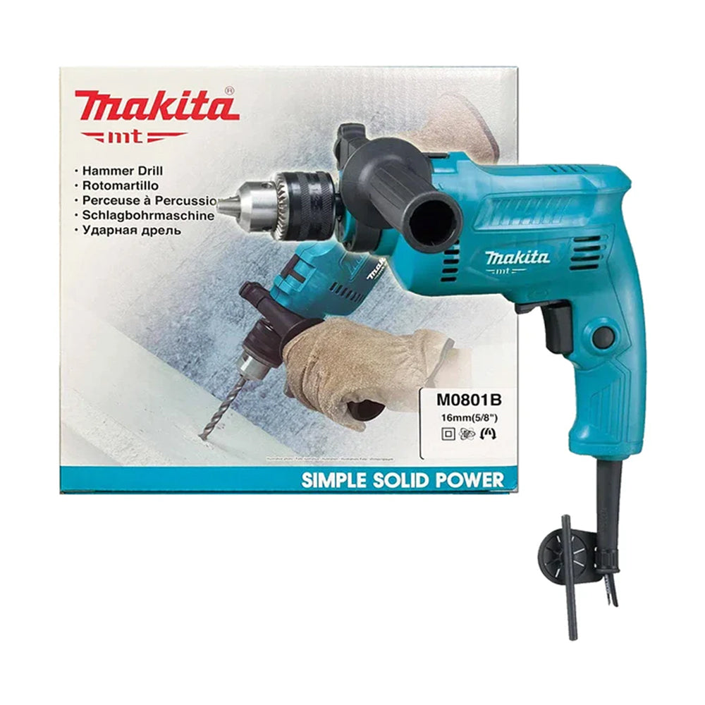 Máy khoan búa Makita M0801B (MT80B) công suất 500W, đầu kẹp 16mm