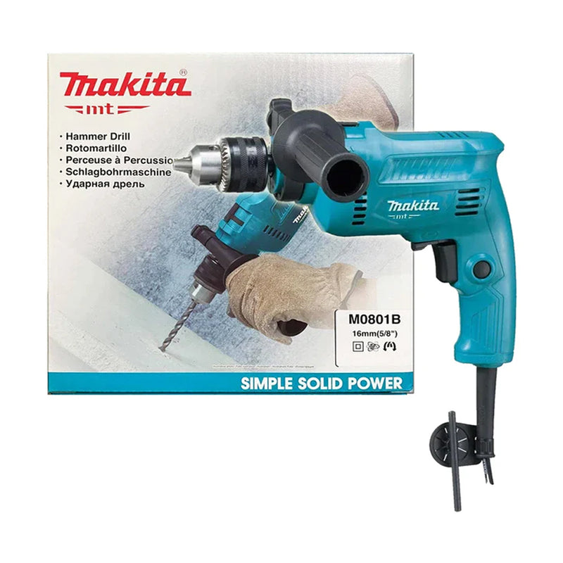Máy khoan búa Makita M0801B (MT80B) công suất 500W, đầu kẹp 16mm