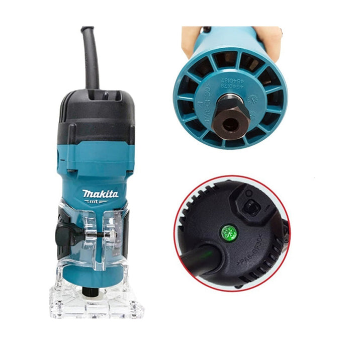 Máy phay Makita M3702B (MT372) công suất 530W, chấu bóp 6.35mm ( 1/4 inch )