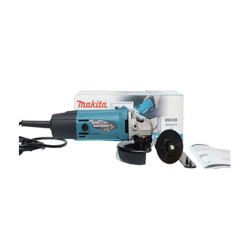 Máy mài góc Makita M9503B (MT963) công suất 570W, đường kính lưỡi 125mm công tắc trượt
