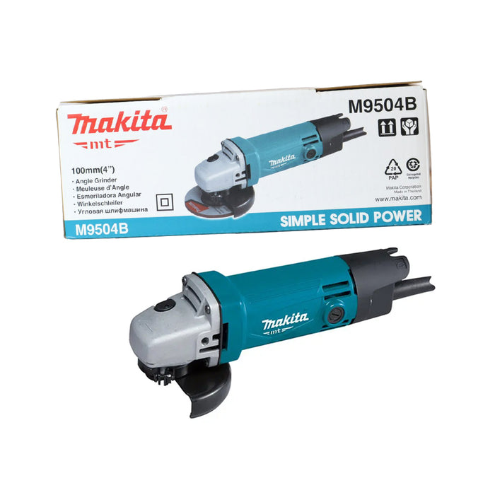 Máy mài góc Makita M9504B (MT954) công suất 570W, đường kính lưỡi 100mm công tắc đuôi