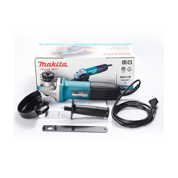 Máy mài góc Makita M9511B (MT969) công suất 850W, đường kính lưỡi 125mm công tắc trượt