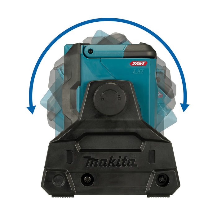 Đèn công trường Makita ML003G dùng được với Pin 40Vmax XGT, 18V LXT, 14.4V, độ sáng 1,100lm