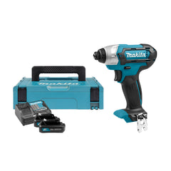 TD110DSAE: Thân máy + Sạc nhanh(DC10SB) + 2 pin 2.0Ah(BL1021B) + Vali