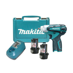 TW100DWE: Thân máy + Sạc(DC10WA) + 2 pin 1.3Ah(BL1013) + Vali