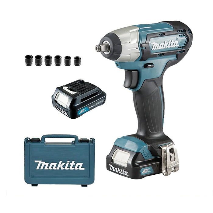 Máy siết bu lông Makita TW140D dùng Pin 12Vmax CXT, cốt 3/8 inch