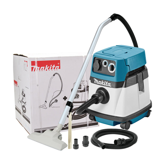 Máy hút bụi Makita VC2510LX1 công suất 1,050W dung tích 25L, lực hút 22 kPa bộ lọc GYUPPA ( Hút khố và ướt )