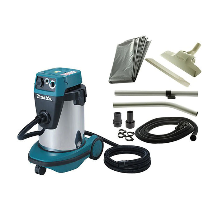 Máy hút bụi Makita VC3210LX1 công suất 1,050W dung tích 13L, lực hút 22 kPa bộ lọc GYUPPA ( Hút khố và ướt )