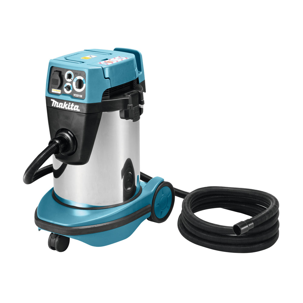 Máy hút bụi Makita VC3211M công suất 1,050W dung tích 32L lực hút 22 kPa, bộ lọc GYUPPA ( hút khô và ướt )