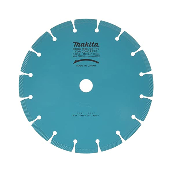 Lưỡi cắt kim cương sóng phân đoạn dùng cho bê tông MAKITA (cốt 22.23mm)(cho máy mài góc 230mm)(cấp 3 sao)