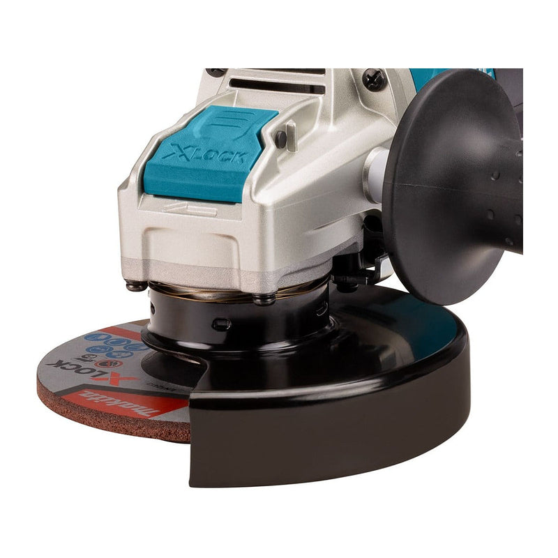 Chụp bảo vệ lưỡi Makita cho máy mài góc 125mm công nghệ X-Lock , khi dùng với đá mài tâm trũng