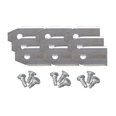 Hộp 9 lưỡi cắt cỏ Makita 1913M9-3 kích thước 240mm dùng cho Robot cắt cỏ Pin RM350D