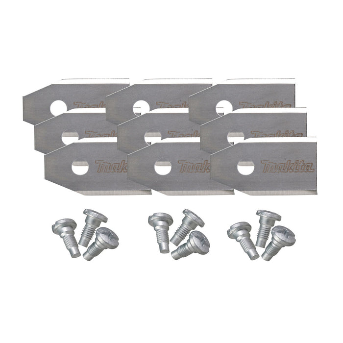 Hộp 9 lưỡi cắt cỏ Makita 1913M9-3 kích thước 240mm dùng cho Robot cắt cỏ Pin RM350D