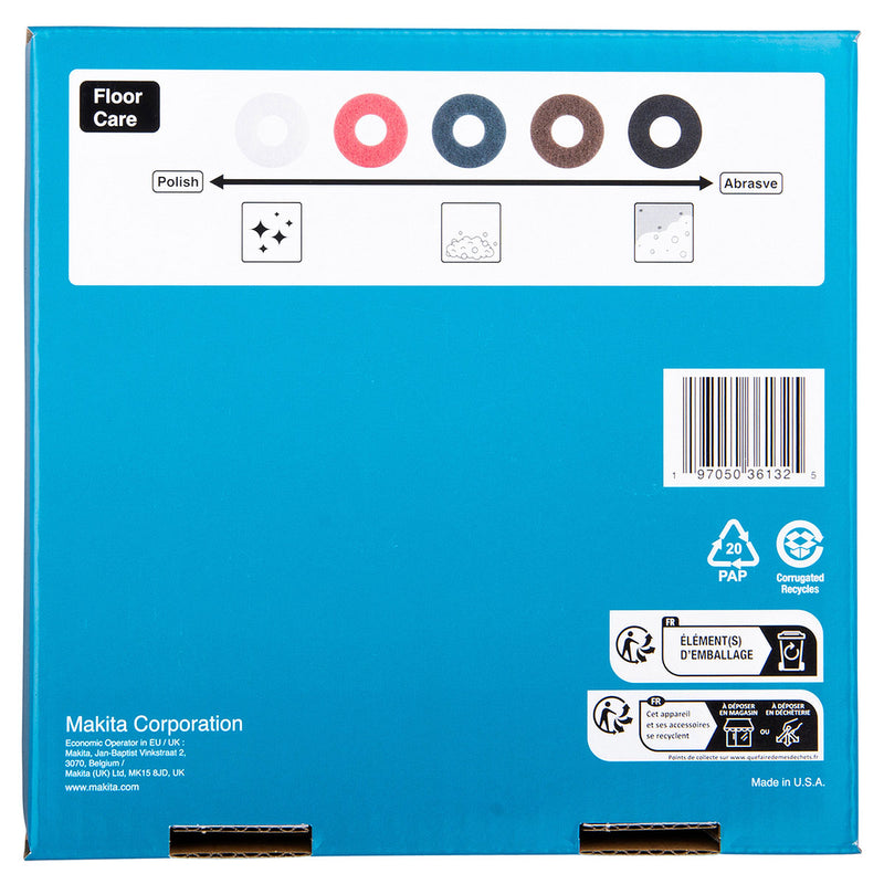 Miếng đệm vệ sinh sàn nhám vừa Makita 1914S7-5 đường kính 200mm