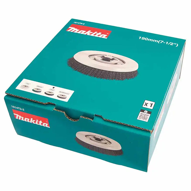 Bàn chải chà sàn lông cứng Makita 1914T2-2 đường kính 190mm