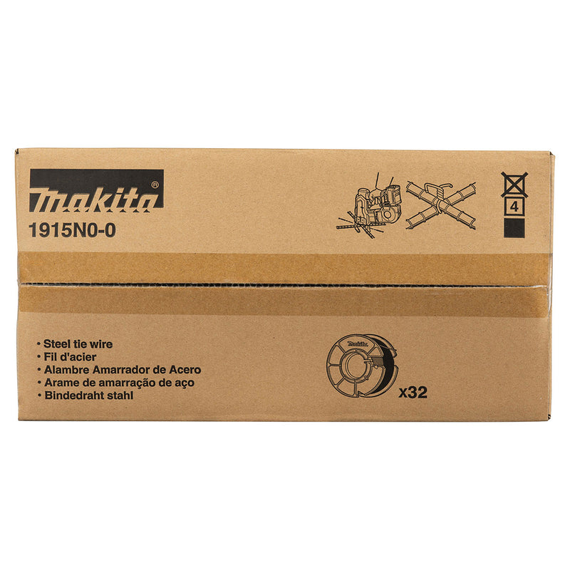 Hộp 32 cuộn dây kẽm Makita 1915N0-0 độ dày 1.6mm (16 GA), chiều dài mỗi cuộn 30m