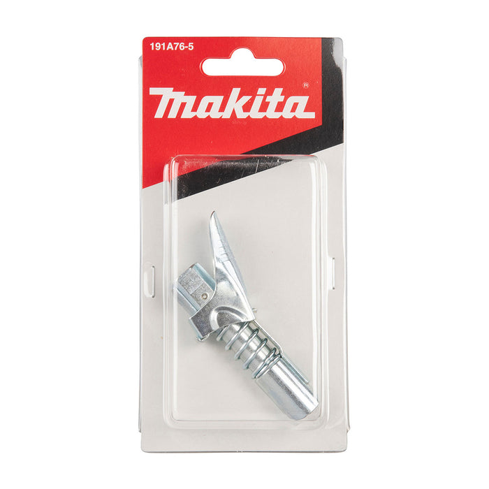 Đầu bơm mỡ tích hợp van khóa Makita 191A76-5 ren NPT1/8 inch dùng cho máy DGP180