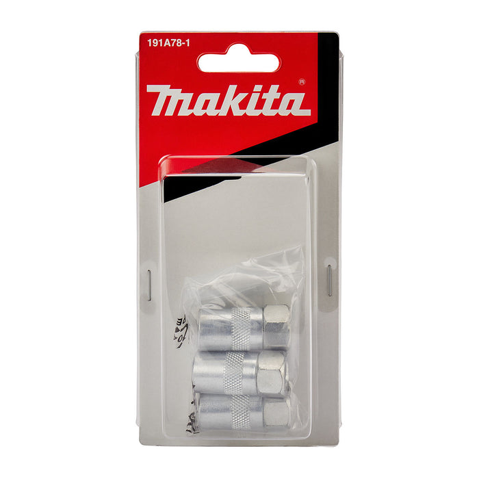 Vĩ 3 đầu bơm mỡ Makita ren NPT1/8 inch, dùng cho máy DGP180