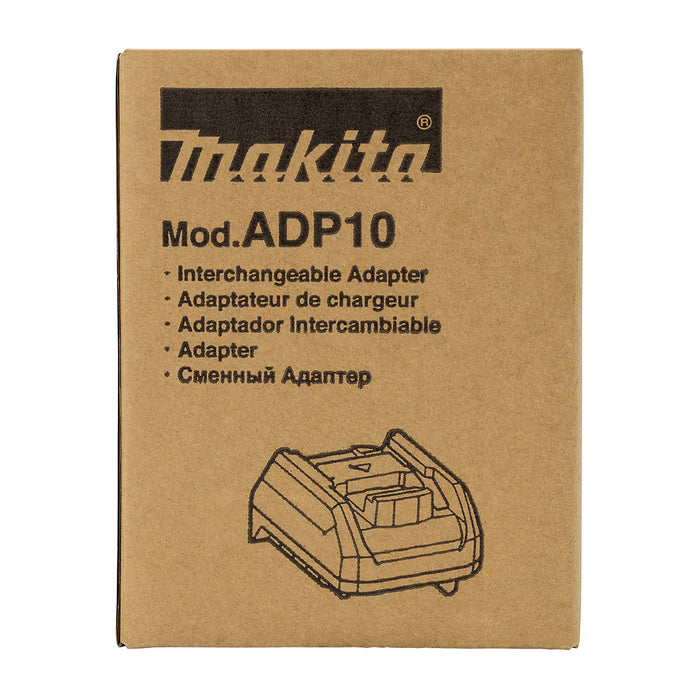 Adapter chuyển đổi Makita ADP10 dùng để sạc Pin 18V LXT hoặc Pin 14.4V trên các bộ sạc 40Vmax