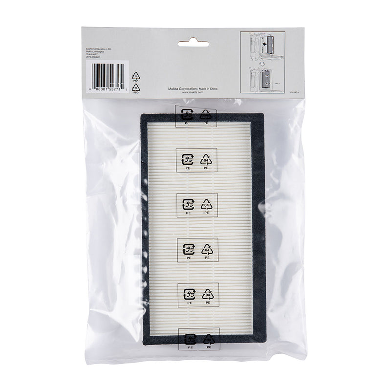 Tấm lọc bụi Hepa Makita 191D12-9 dùng cho máy hút bụi DVC660, DVC665, VC008G, VC009G, VC011G