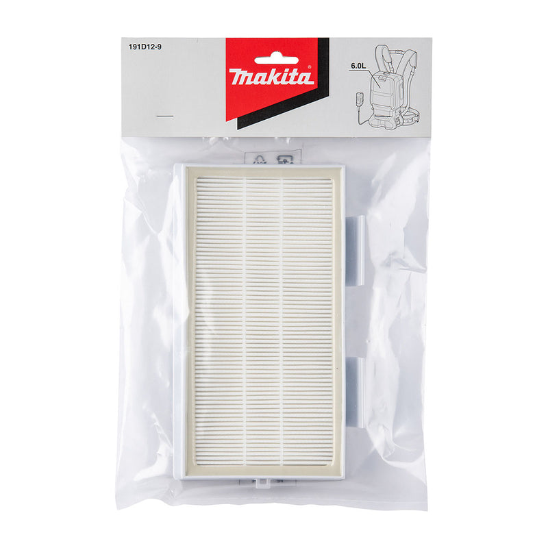 Tấm lọc bụi Hepa Makita 191D12-9 dùng cho máy hút bụi DVC660, DVC665, VC008G, VC009G, VC011G