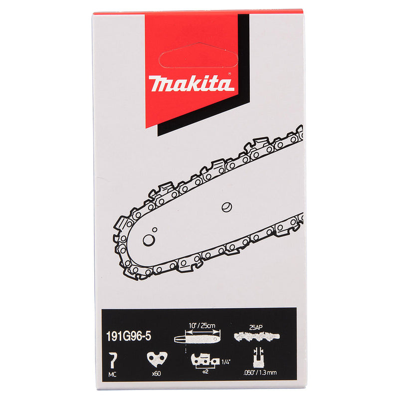 Dây xích Makita chiều dài 250mm, độ dày 1.3mm, độ dày 1.3mm, bước xích 1/4", 60 mắt xích