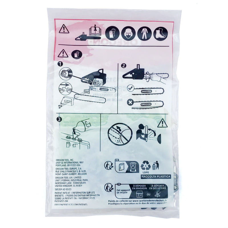 Dây xích Makita 191H00-0 chiều dài 250mm, độ dày 1.1mm, bước xích 3/8"LP, 40 mắc xích