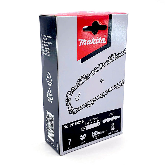 Dây xích Makita 191H02-6 chiều dài 350mm, độ dày 1.1mm, bước xích 3/8" LP, 52 mắc xích