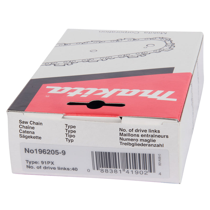 Dây xích Makita chiều dài 250mm, độ dày 1.3mm, bước xích 3/8"LP, 40 mắc xích