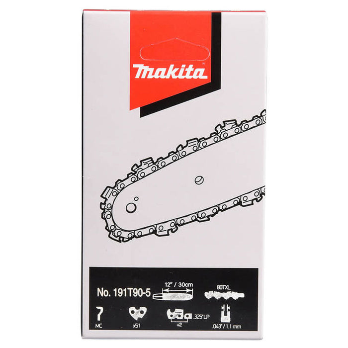 Dây xích Makita 191T90-5 chiều dài 300mm, độ dày 1.1mm, bước xích .325"LP, 51 mắt xích